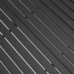 VidaXL Stół ogrodowy Antracyt 190 x 80 x 72 cm Stal