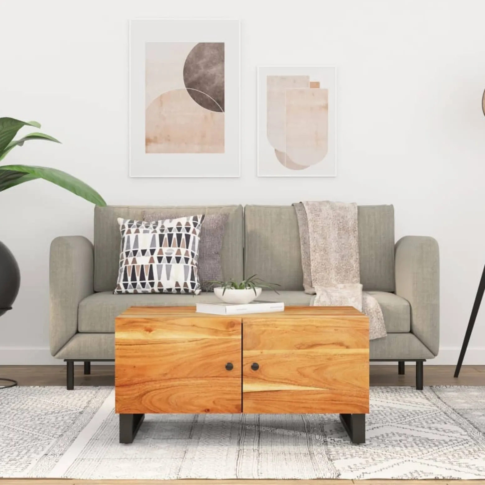 VidaXL Stolik kawowy 80x50x40 cm