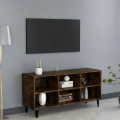VidaXL Szafka pod telewizor Brąz Materiał drewnopochodny