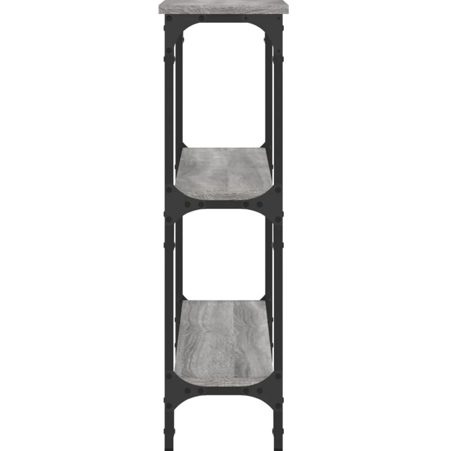 VidaXL Szary 100 x 22.5 x 75 cm Materiał drewnopochodny
