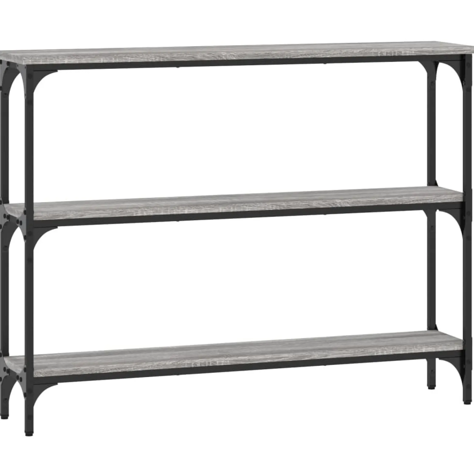 VidaXL Szary 100 x 22.5 x 75 cm Materiał drewnopochodny