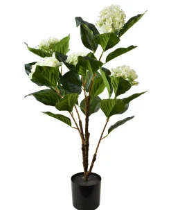 VIRIDIS Kwiat sztuczny Hortensja 80cm 5 kwiatków