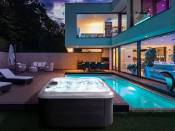 Wanna ogrodowa SPA hydromasaż 4-osobowa biała