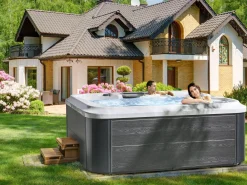 Wanna ogrodowa SPA hydromasaż 4-osobowa biała