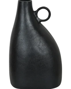 Wazon dekoracyjny aluminium 36 cm czarny