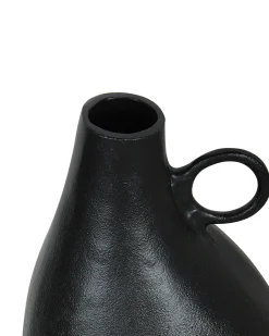 Wazon dekoracyjny aluminium 36 cm czarny