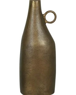 Wazon dekoracyjny mosiężne wykończenie 46 cm