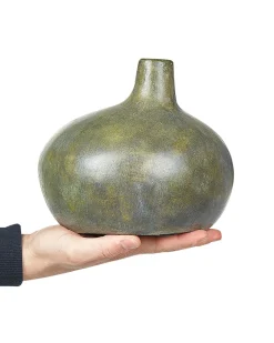 Wazon dekoracyjny ręcznie robiony postarzany