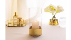 Wazon Golden Hone 20 cm transparentny