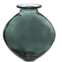 Wazon szklany Candy zielony 26cm