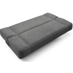 Wersalka Rozkładana Sofa Z Funkcją Spania Dwuosobowa Ciemnoszary PIANO