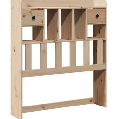 Wezgłowie Brąz 75 cm Drewno sosnowe vidaXL