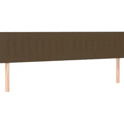 Wezgłowie Brąz 160 cm Tkanina Low vidaXL
