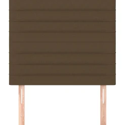 Wezgłowie Brąz 100 cm Tkanina Wysoki vidaXL