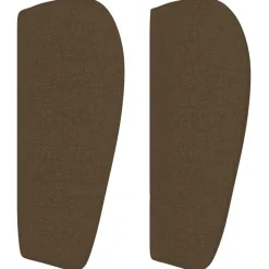 Wezgłowie Brąz 103 x 23 x 78/88 cm Tkanina vidaXL