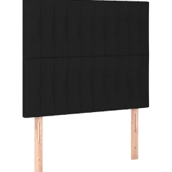 Wezgłowie Czarny 100 cm Tkanina Wysoki vidaXL