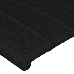 Wezgłowie Czarny 100 cm Tkanina Wysoki vidaXL
