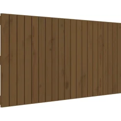 Wezgłowie łóżka Brąz 127.5 x 60 cm Pine Wood vidaXL