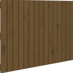 Wezgłowie łóżka Brąz 95.5 x 60 cm Pine Wood vidaXL