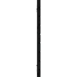 Wezgłowie łóżka Czarny 126 x 63 cm Pine Wood vidaXL