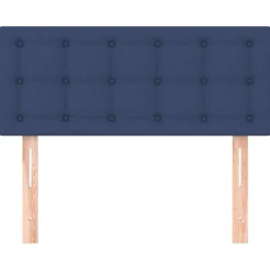 Wezgłowie Niebieski 80 cm Tkanina Low vidaXL