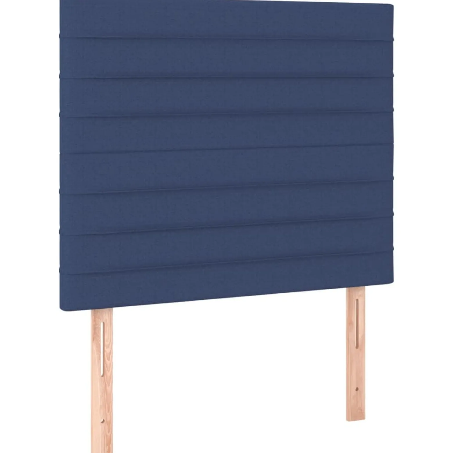 Wezgłowie Niebieski 90 cm Tkanina Wysoki vidaXL