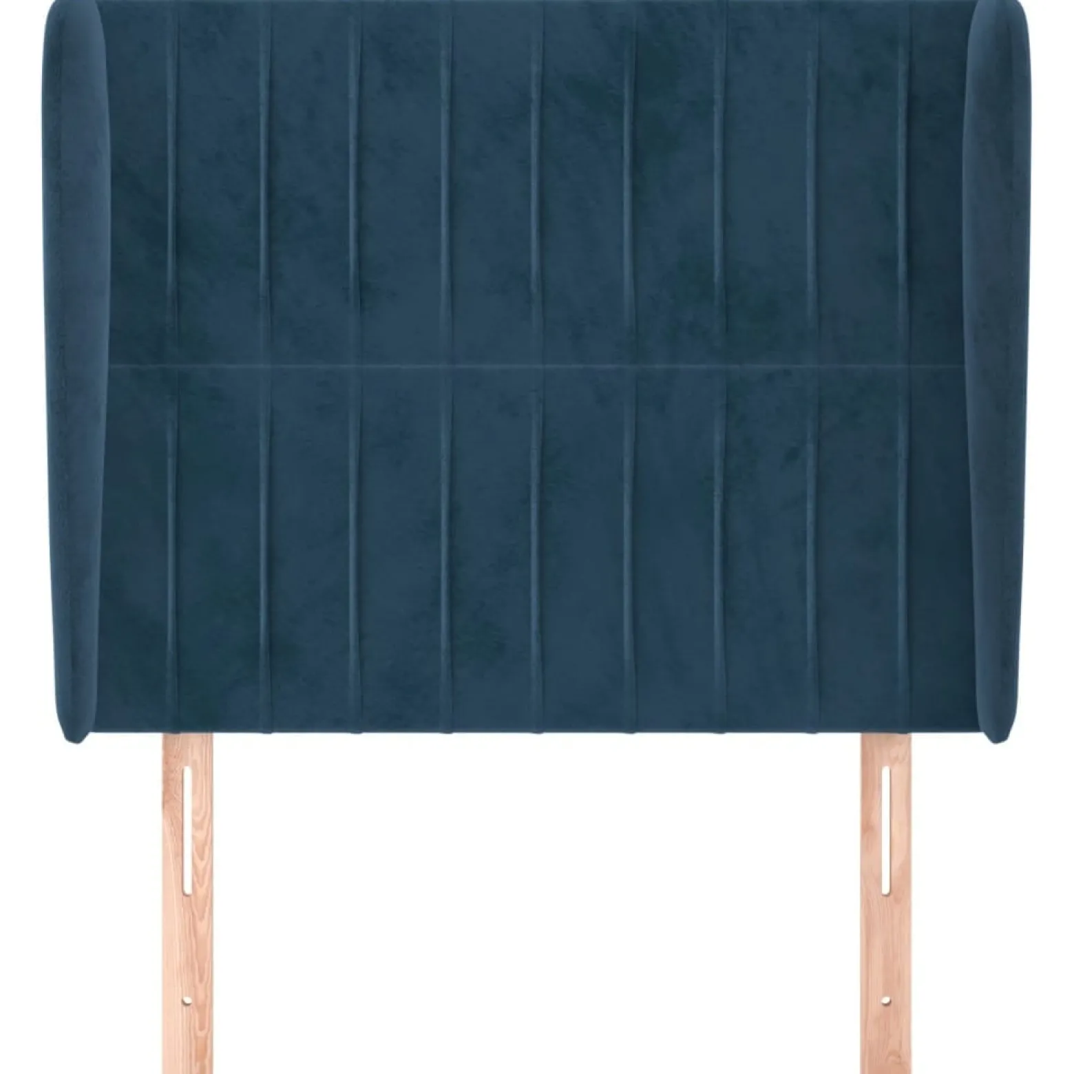 Wezgłowie Niebieski 93 x 23 x 118/128 cm Aksamit vidaXL