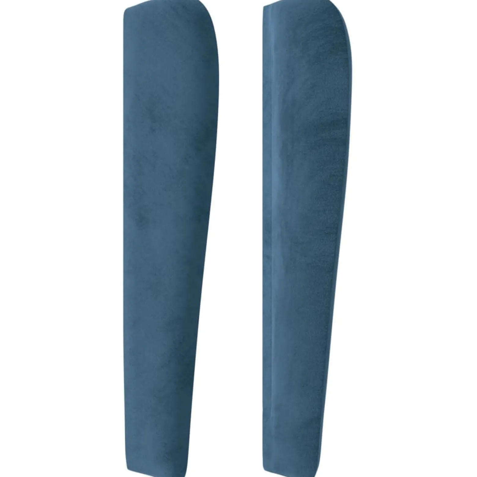 Wezgłowie Niebieski 93 x 23 x 118/128 cm Aksamit vidaXL