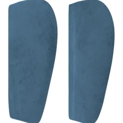 Wezgłowie Niebieski 83 x 23 x 78/88 cm Aksamit vidaXL