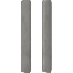 Wezgłowie Szary 103 x 16 x 118/128 cm Aksamit vidaXL
