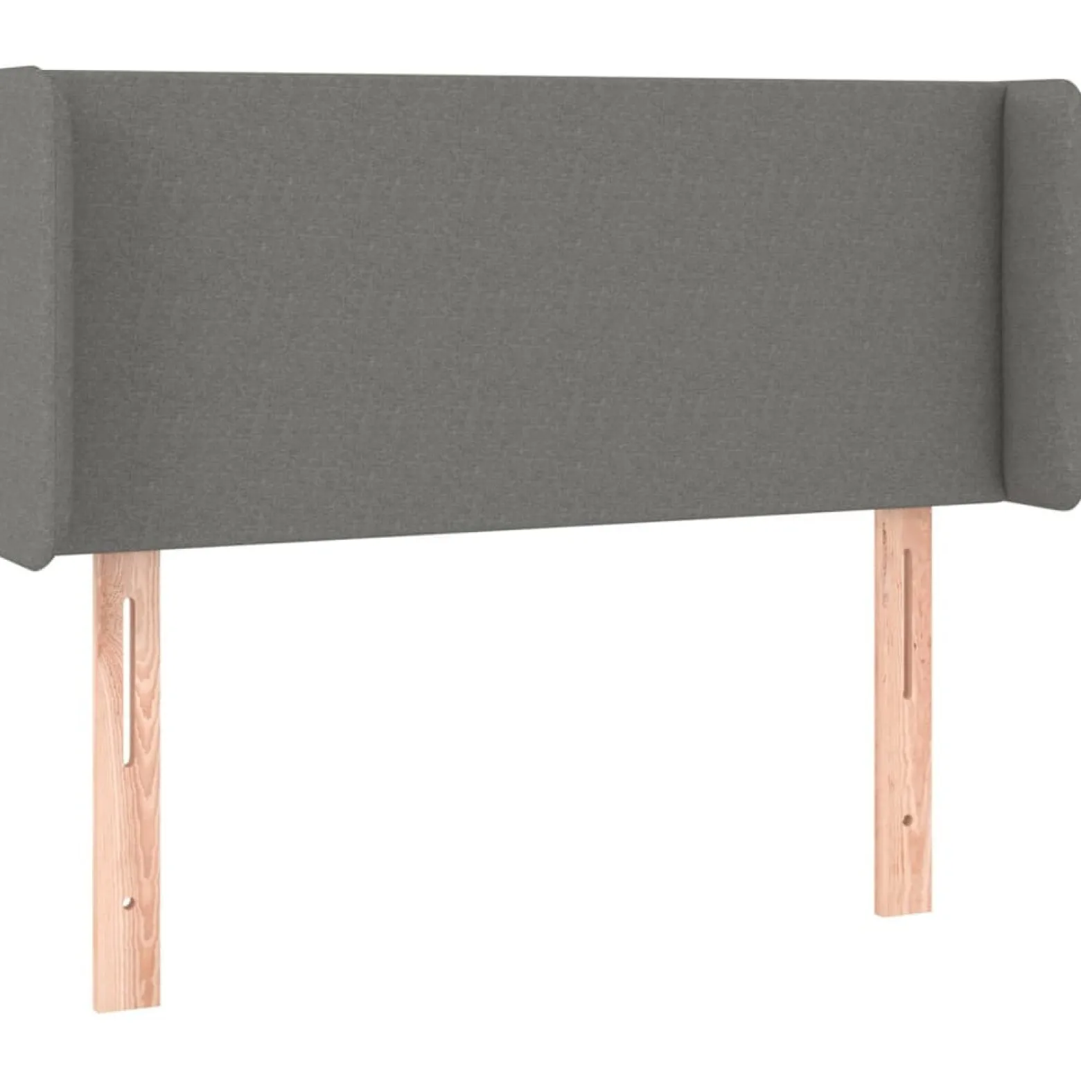 Wezgłowie Szary 103 x 16 x 78/88 cm Tkanina vidaXL