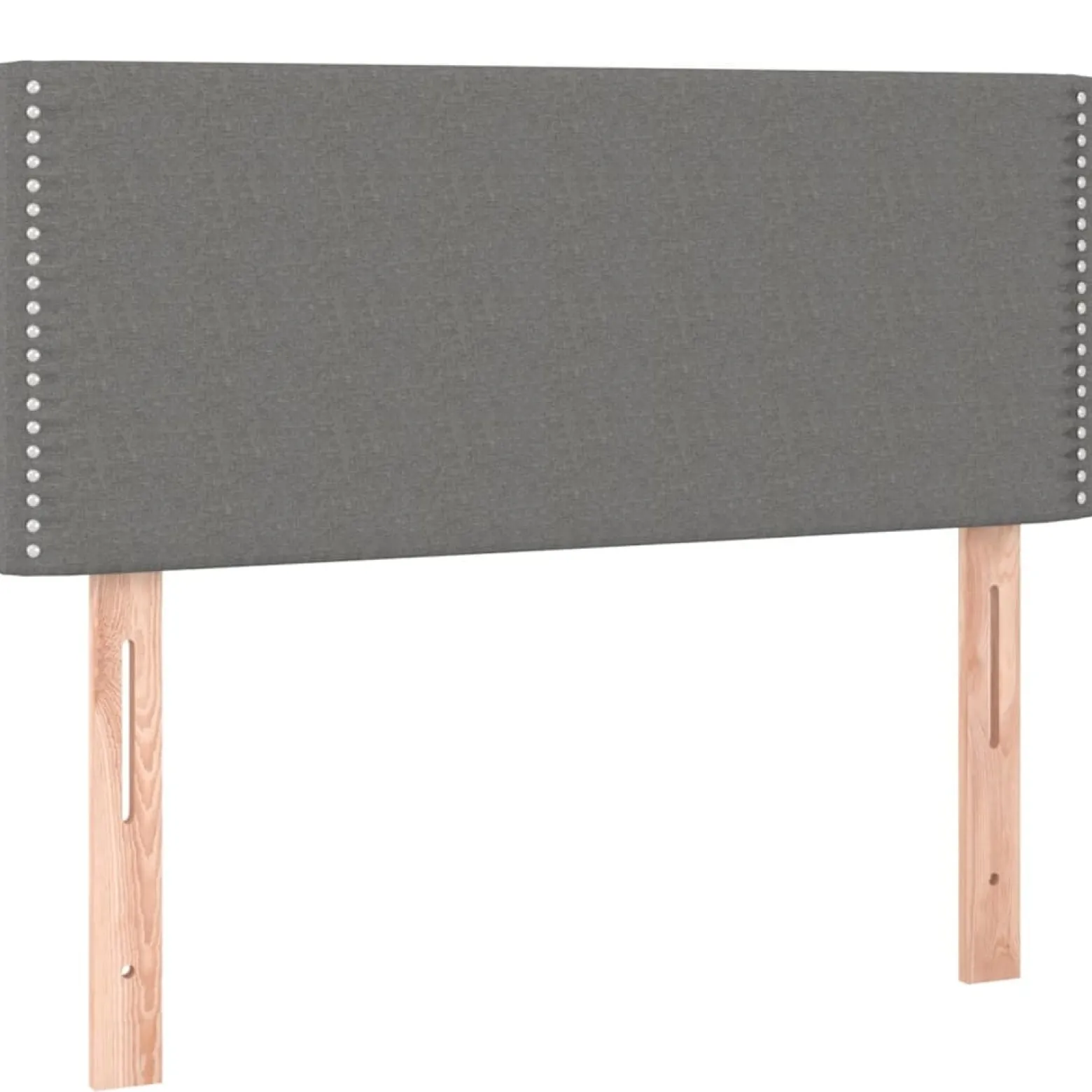 Wezgłowie Szary 90 x 5 x 78/88 cm Tkanina vidaXL