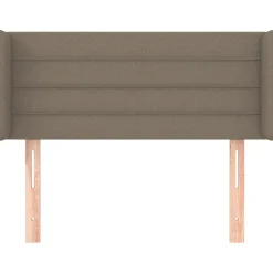 Wezgłowie Taupe 103 x 16 x 78/88 cm Tkanina vidaXL