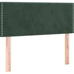 Wezgłowie Zielony 80 x 5 x 78/88 cm Aksamit vidaXL