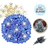 Światełka lampki LED 500 NIEBIESKI, FLASH BIAŁY 7781