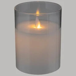ŚWIECA LED Sena 7,5 x 10 cm szklany słoik NA BATERIE