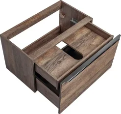 Wisząca szafka pod umywalkę dąb vintage - Xyren