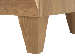 Witryna Bergen 156 cm z 3 drzwiami modrzew sibiu złoty