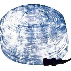 Wąż świetlny 240 Led biały zimny 10m z programatorem IP44