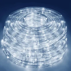 Wąż świetlny 240 Led biały zimny 10m z programatorem IP44