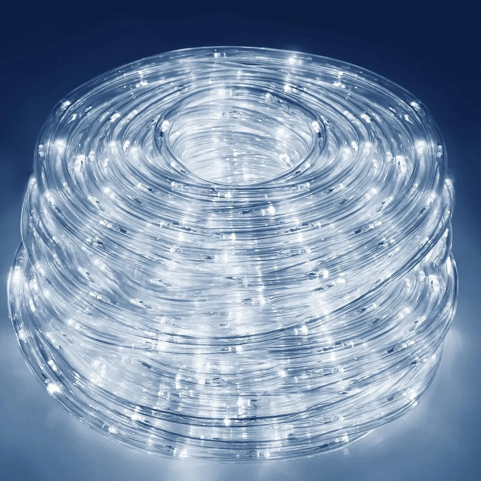 Wąż świetlny 240 Led biały zimny 10m z programatorem IP44