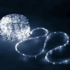 Wąż świetlny 240 Led biały zimny 10m z programatorem IP44