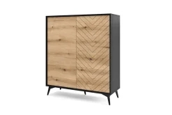 Wysoka komoda Diamond KD104 w stylu skandynawskim