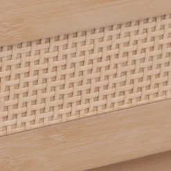 Wózek łazienkowy mobilny Cane beżowy MDF organizer na kółkach 3 półki