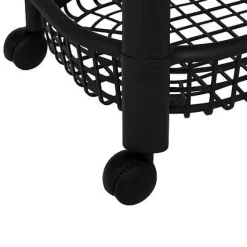 Wózek kuchenny na kółkach BASKET, plastikowy, 46,5 x 25,5 x 79 cm