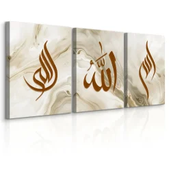 3x Obraz Set Islamskie Znaki Glamour 30x40cm