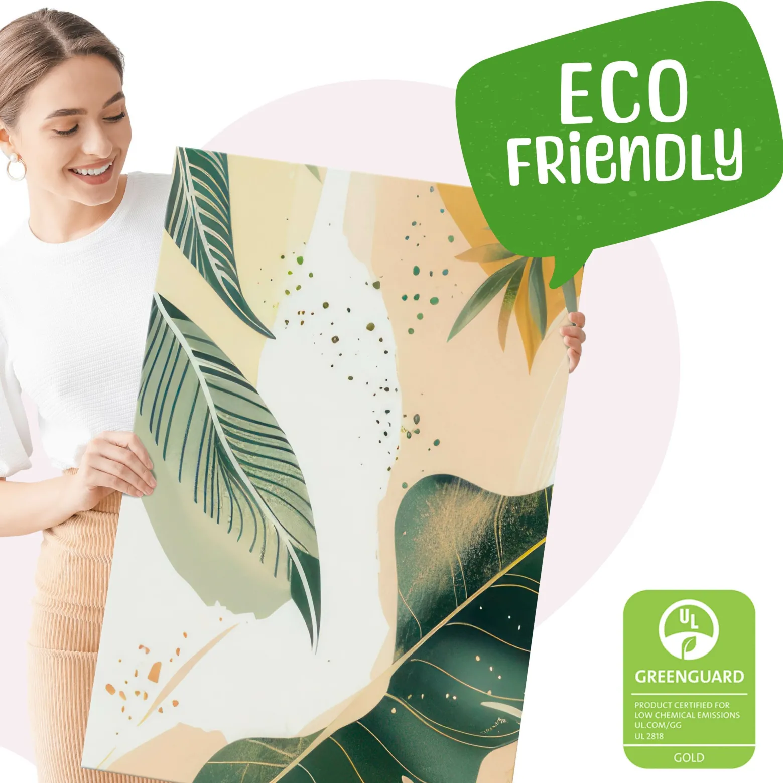 3x Obraz Set Styl Boho Liście Tropikalne Monstery Bananowce 30x40cm