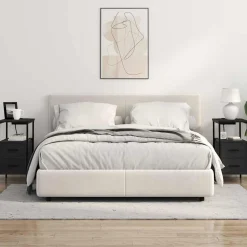2x Szafka Nocna Komoda Stolik Półka Nocna Do Sypialni 30 x 48 x 61 cm