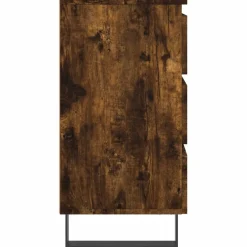 2x Szafka Nocna Stolik Komoda Brązowa z Szufladą Do Sypialni 40x35x69 cm