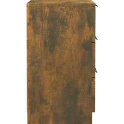 2x Szafka Nocna Stolik Komoda Brązowa z Szufladą Do Sypialni 40x36x65 cm